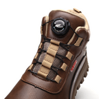 Waterproof & Insulated Steel Toe Shoes with Knob Lacing System