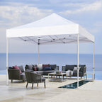 Eurmax Canopy 10' x 20' Violet Pop-up Outdoor Canopy, Heavy Duty Roller Bag