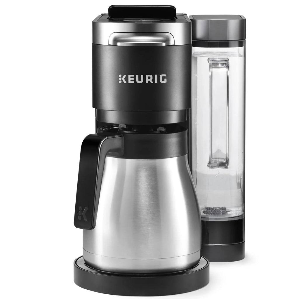 Keurig Single Serve & Carafe Coffee Maker, 60 oz Water Reservoir, 12-Cup Thermal Carafe - K-Duo Plus