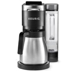 Keurig Single Serve & Carafe Coffee Maker, 60 oz Water Reservoir, 12-Cup Thermal Carafe - K-Duo Plus