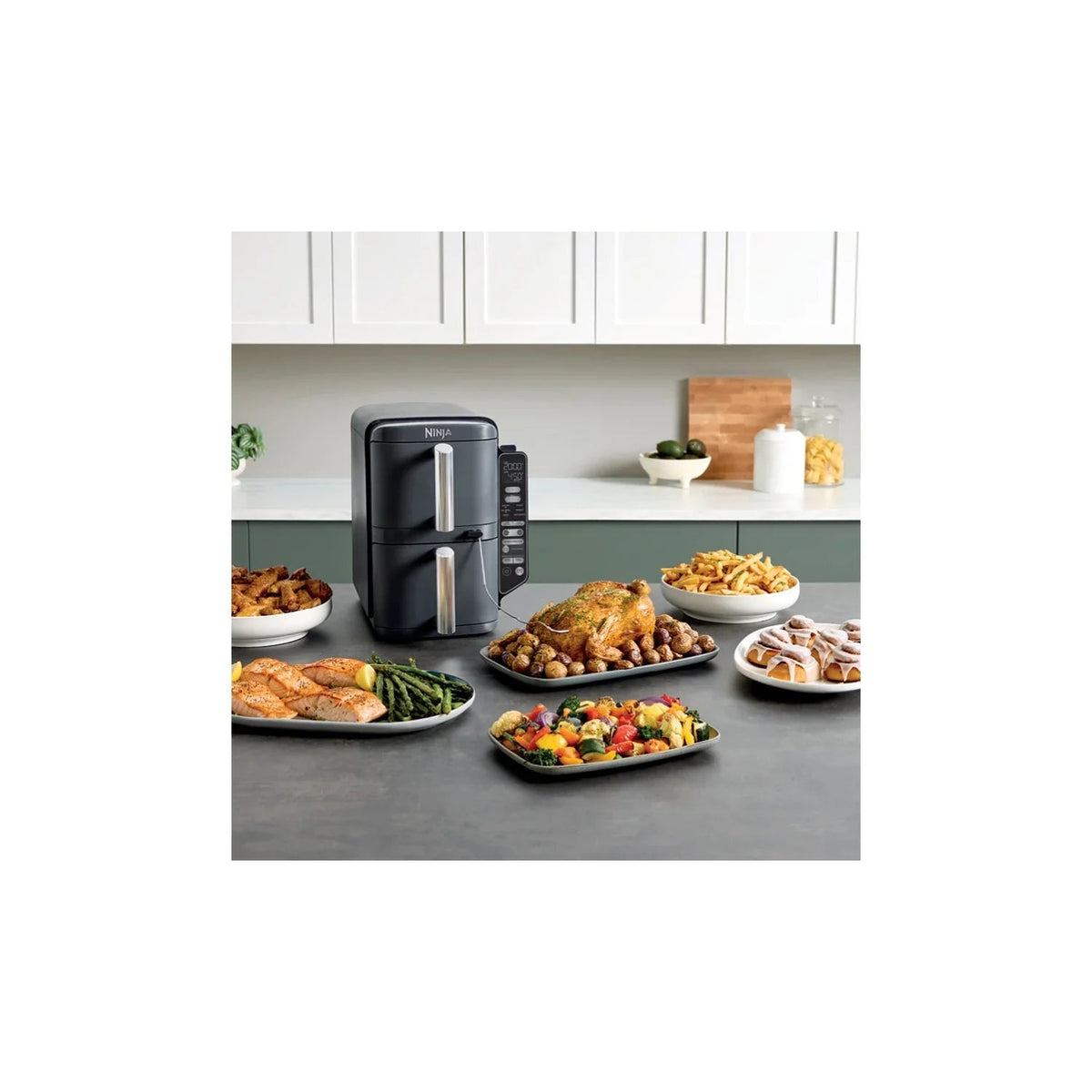 Ninja DoubleStack XL Smart 2-Basket Air Fryer, 10 QT