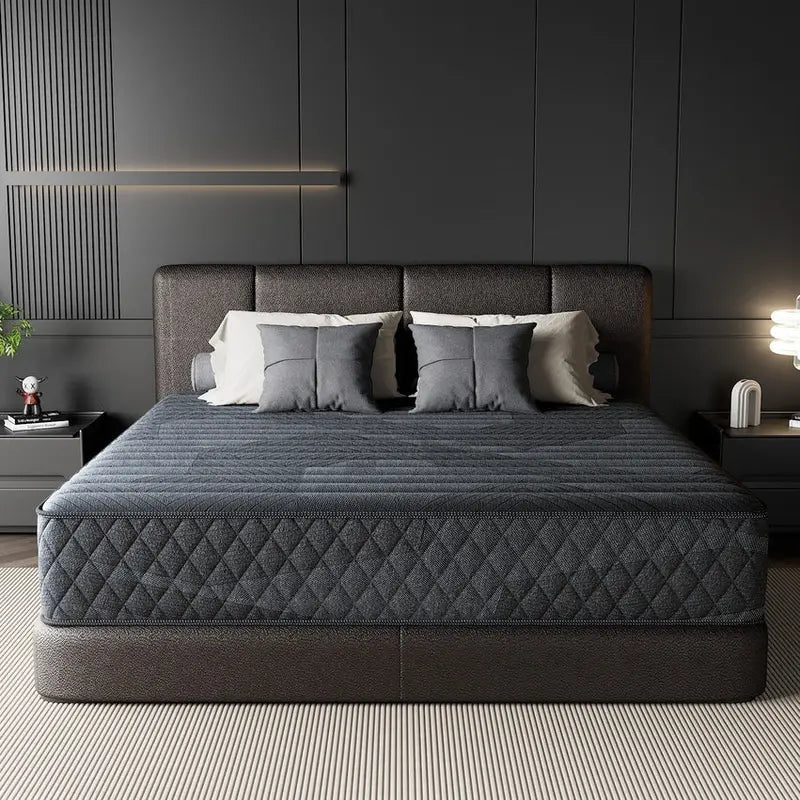 SweDrea Hybrid Cooling Memory Foam Mattress - 8 in Or 12 in