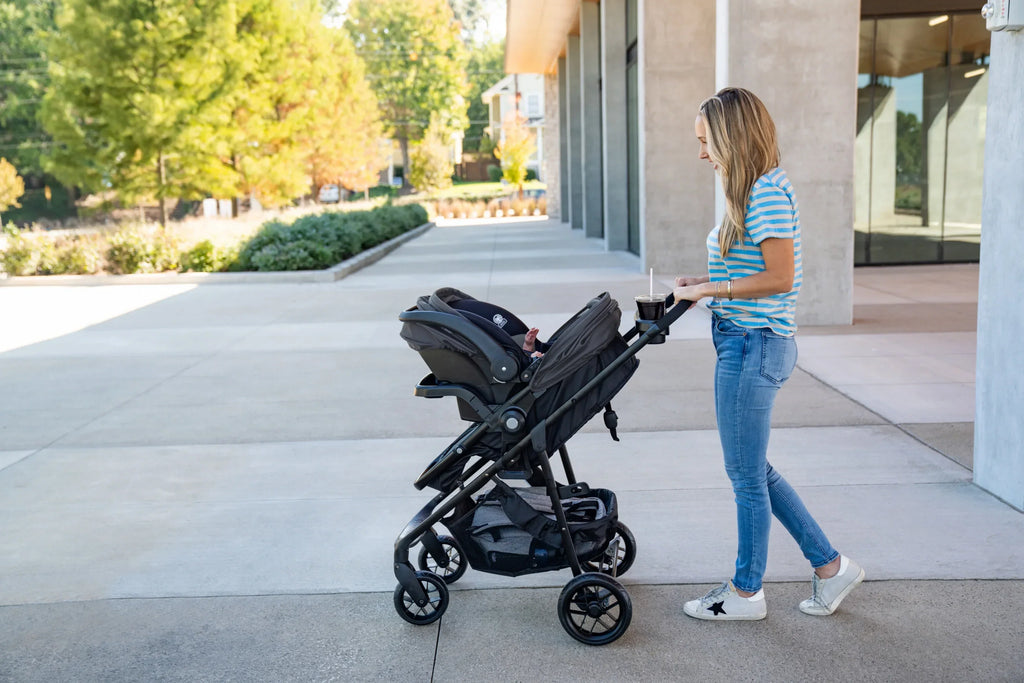 Safety 1st Grow And Go Sprint Modular Travel System Stroller With Rear-Facing Infant Car Seat - Bluestone