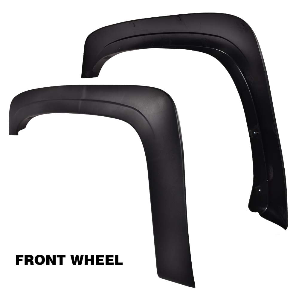 Factory Style Fender Flares Black Fit for Chevy Silverado 1500/2500HD/3500HD 2007-2013