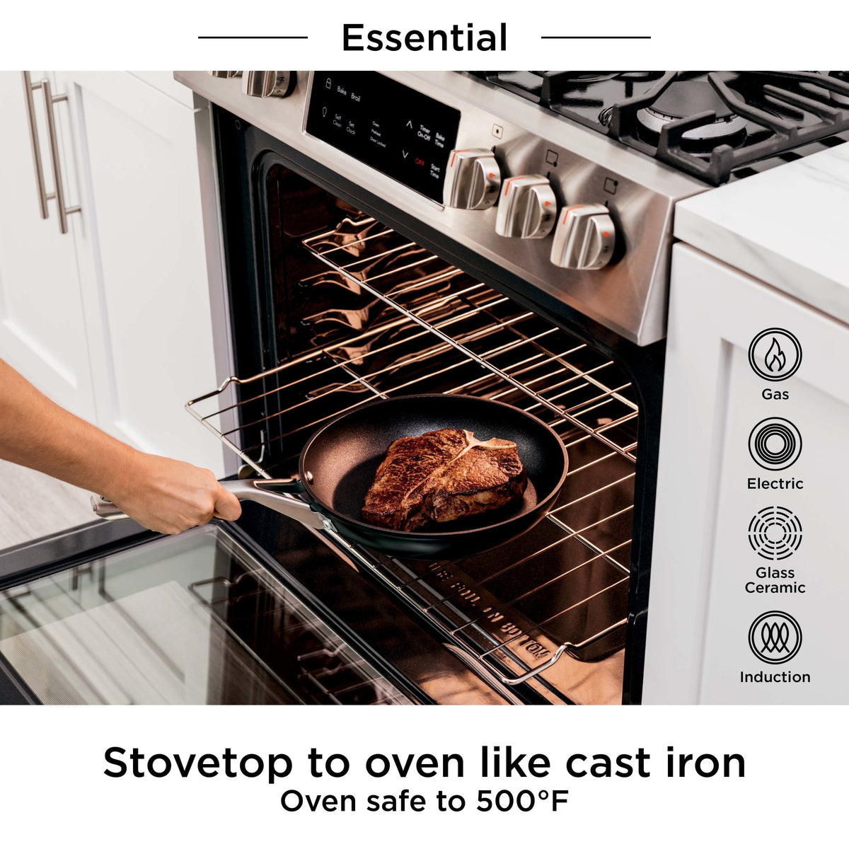 Ninja Foodi NeverStick Essential 10 1/4-inch Fry Pan, C10026