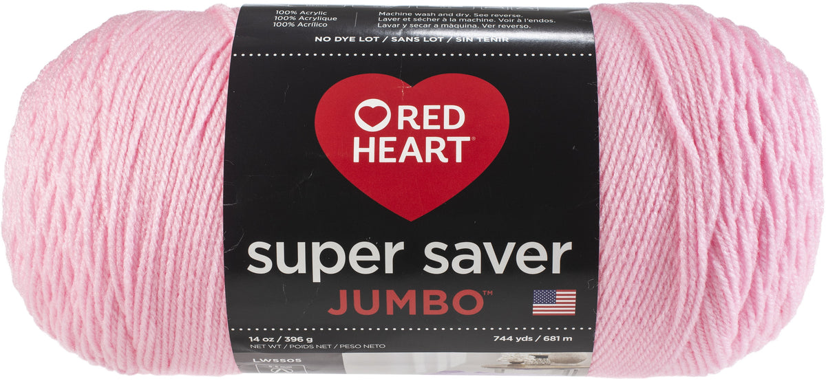 Red Heart® Super Saver® Jumbo #4 Medium Acrylic Yarn, 744 Yards