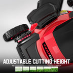 PowerSmart 40V 4.0Ah 17" Cordless Push Lawn Mower, with 3-in-1 Options