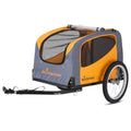 Schwinn Rascal Pet Bicycle Trailer, 16-Inch Wheels, 50 Lbs. Capacity, Orange