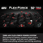 TORO Flex-Force Power System 60 Volt Max Lithium-Ion Battery Charger