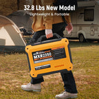 Maxpeedingrods 2350W Portable Generator, Gasoline Powered, Quiet Home RV Power Supply, Ultralight Inverter Generator