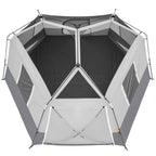 Ozark Trail WMT-171582 17 ft x 15 ft 11-Person Instant Hexagon Cabin Tent