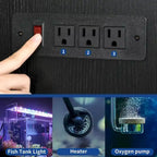 Moasis Aquarium Stand Cabinet For 40-50 Gallon Fish Tanks With Built-In Power Outlets