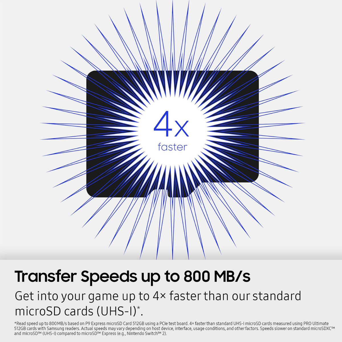 Samsung P9 Express microSDXC 512GB for Nintendo-Switch 2