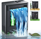 Turtle Tank Filter Aquarium Fish Filter w/U-V Light for Large 40-150 Gallon