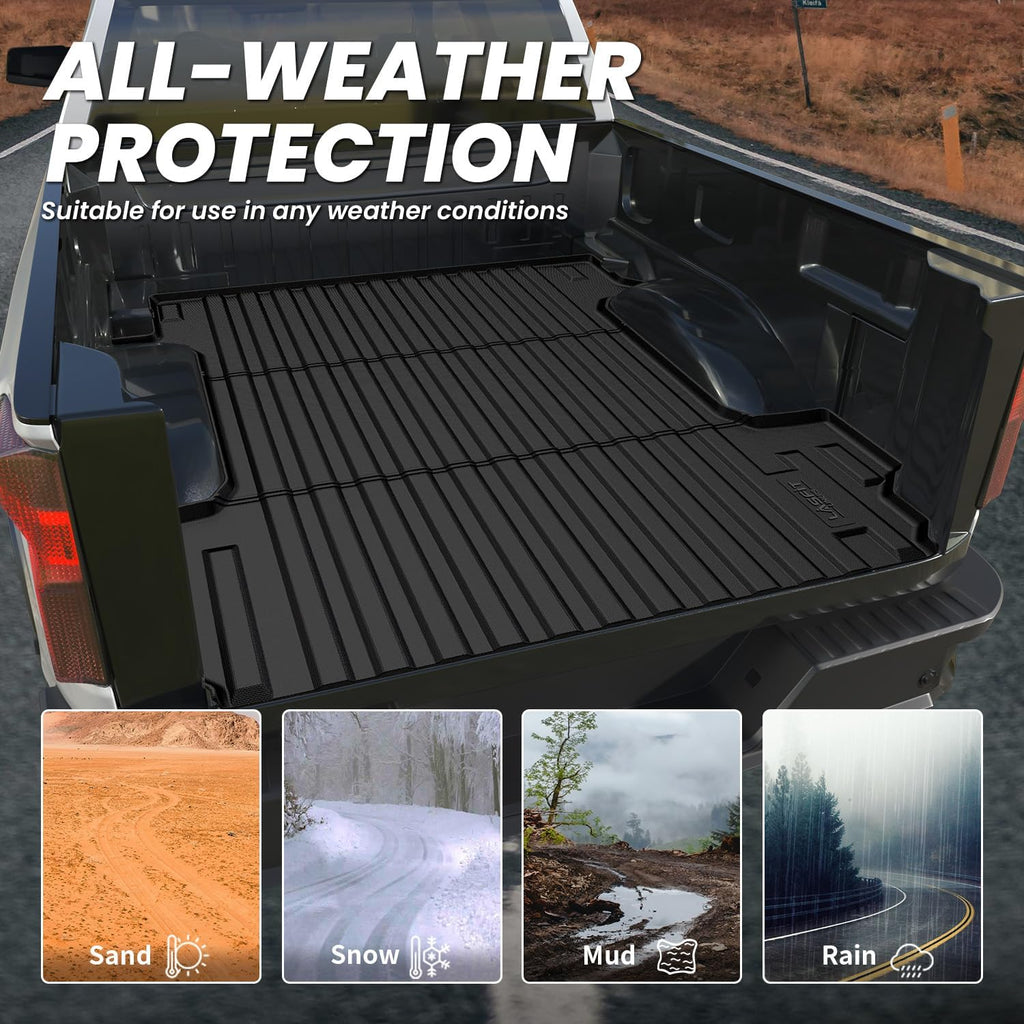 LASFIT Truck Bed Mat for Chevrolet Silverado/GMC Sierra 1500 2019-2026