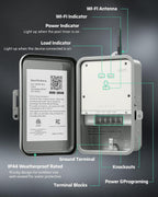DEWENWILS Pool Pump Timer, Outdoor Smart WiFi Timer Box, 40A 240VAC 3HP