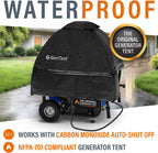 GenTent Universal Open Frame Generator Tent, Black, Original - Standard