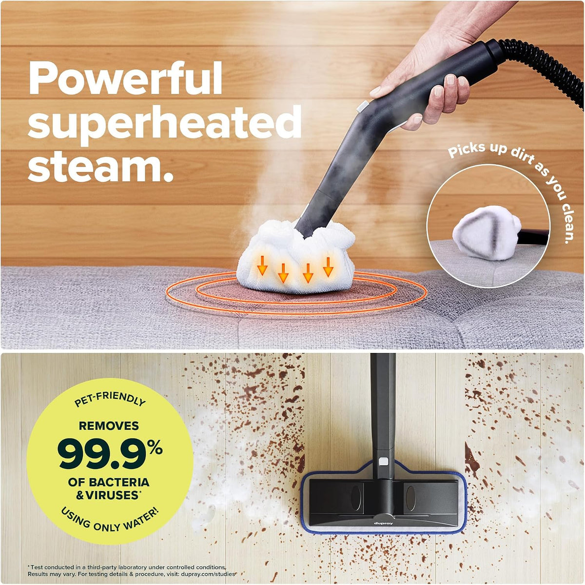 Dupray Neat Steam Cleaner for Home with Storage Bag