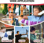 Archery Target, 6 Side Field Point Archery Target Block with Carry Handle, Easy Arrow Removal, Lightweight Poker Foam Archery Targets for Backyard
