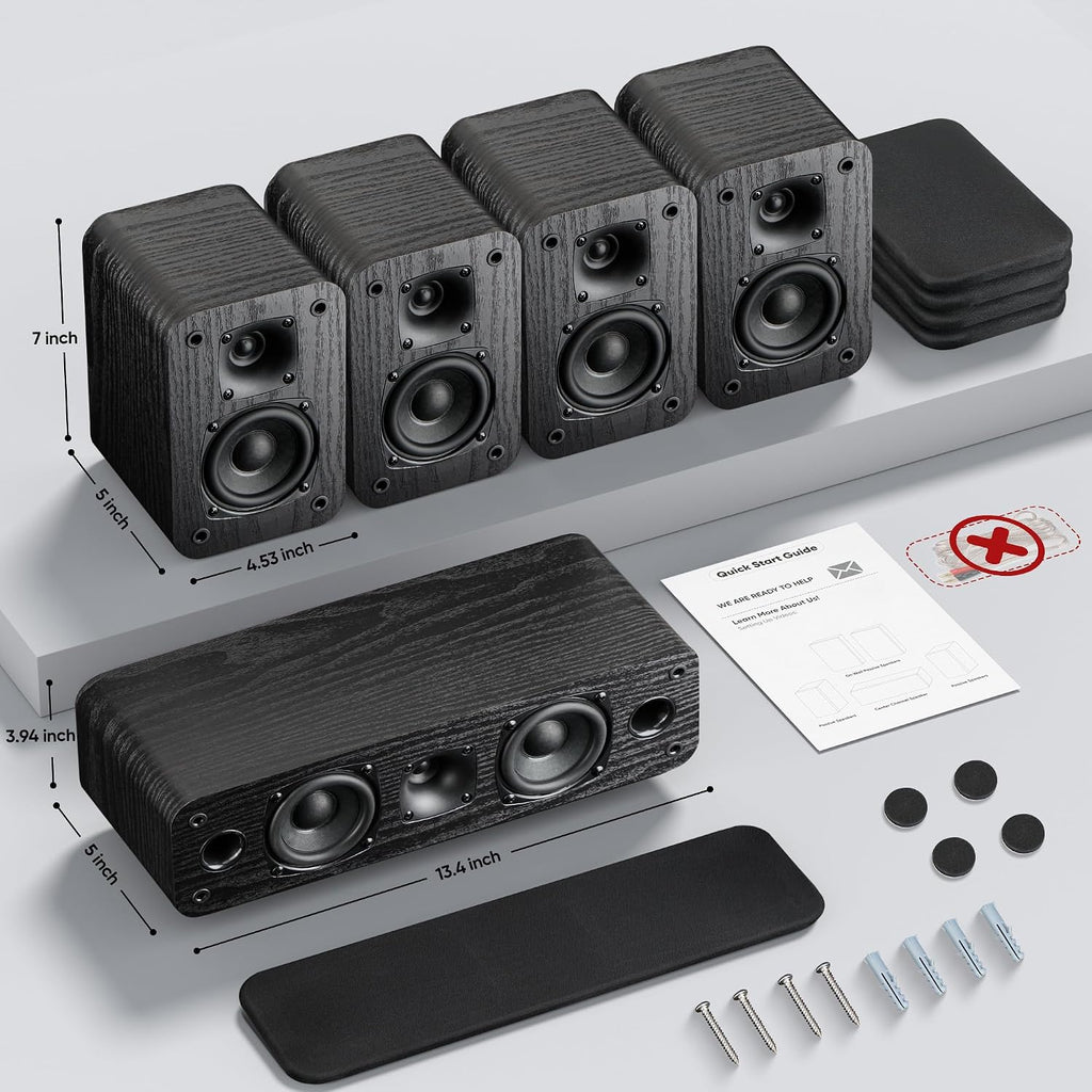 Saiyin 5.0 Home Theater System, HiFi Surround Sound Speakers