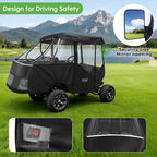10L0L 4 Passenger Golf Cart Driving Enclosure for EZGO TXT Model