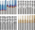 Genmitsu 40pcs End Mills CNC Router Bits, 1/8" Shank