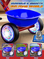 Tricycle for Toddlers 1-3 3-5 Year Olds, Spider Toddler Bike Baby Balance Bike with Colorful Lighting Wheels & Large Basket, Birthday Gift and Toy