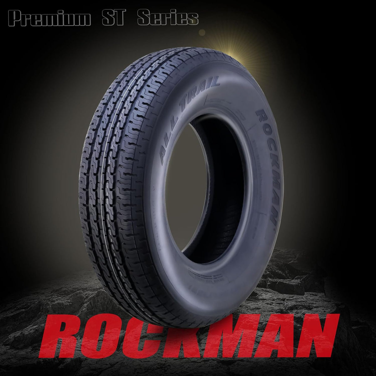 Heavy Duty Trailer Tire ST205/75R15 10-Ply Load Range E 110M, Set2
