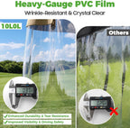 10L0L 4 Passenger Golf Cart Driving Enclosure for EZGO TXT Model