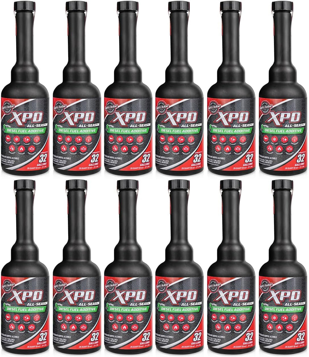 Opti-Lube XPD All-Season Diesel Fuel Additive, Long-Neck 8 oz, 12-Pack