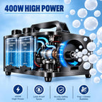 Fog Bubble Machine - High Powered Smoke Bubble Machine for Halloween Party