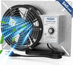 ALORAIR 540CFM Crawl Space Ventilator Fan with Humidistat & Thermostat