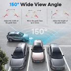 HD 1080P Backup Camera Plug & Play: Fast 60FPS Smooth Real-Time Clear View