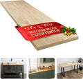 Bme Hevea Solid Wood Butcher Block Countertop, Unfinished, 60" x 25" x 1.5"