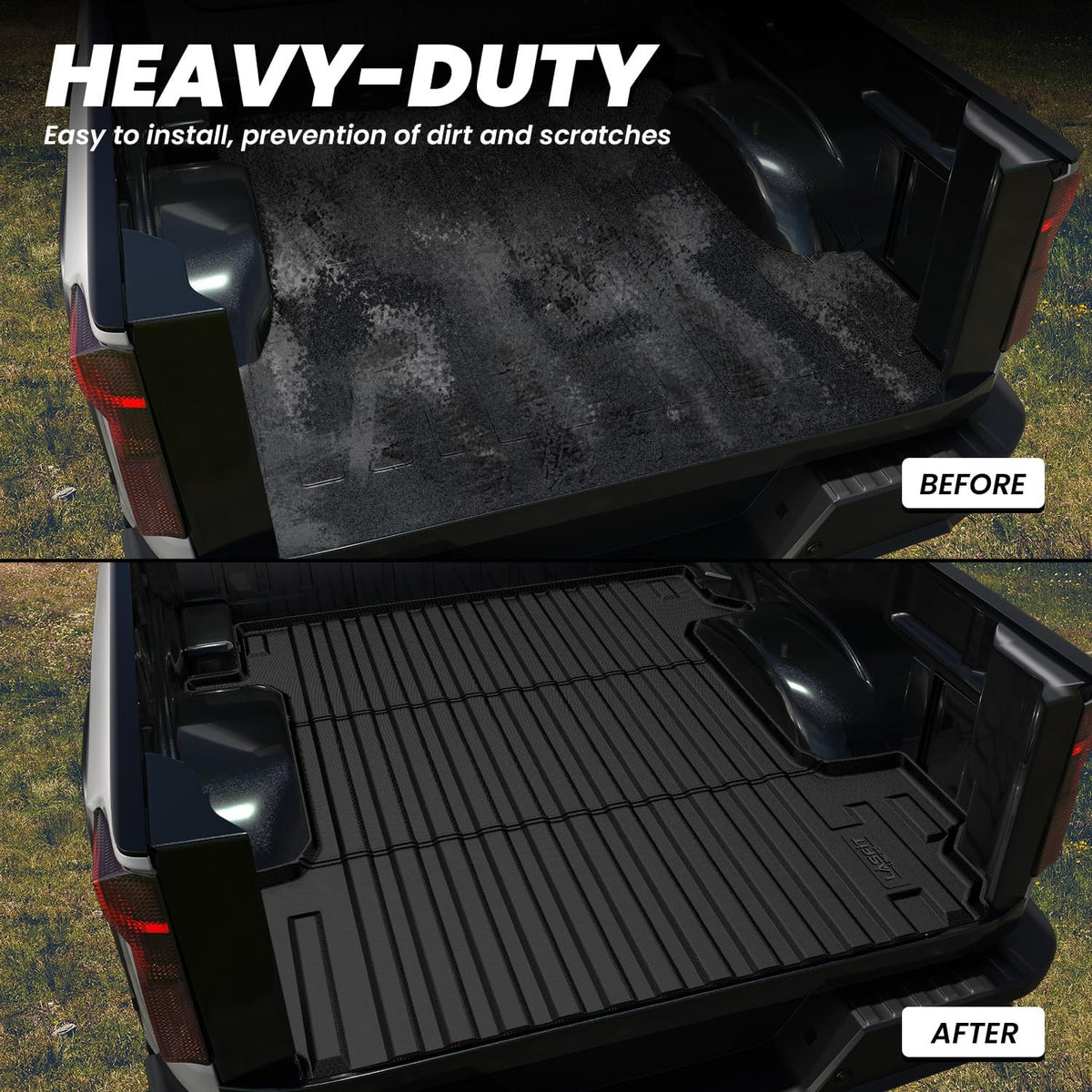 LASFIT Truck Bed Mat for Chevrolet Silverado/GMC Sierra 1500 2019-2026