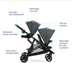 Graco Ready2Grow 2.0 Double Stroller, Rafa