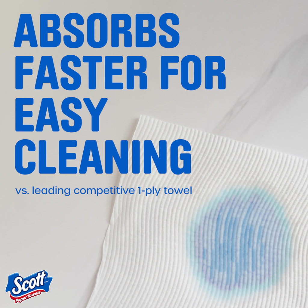 Scott Paper Towels, Task Size, 30 Family Double Rolls, 119 Sheets Per Roll