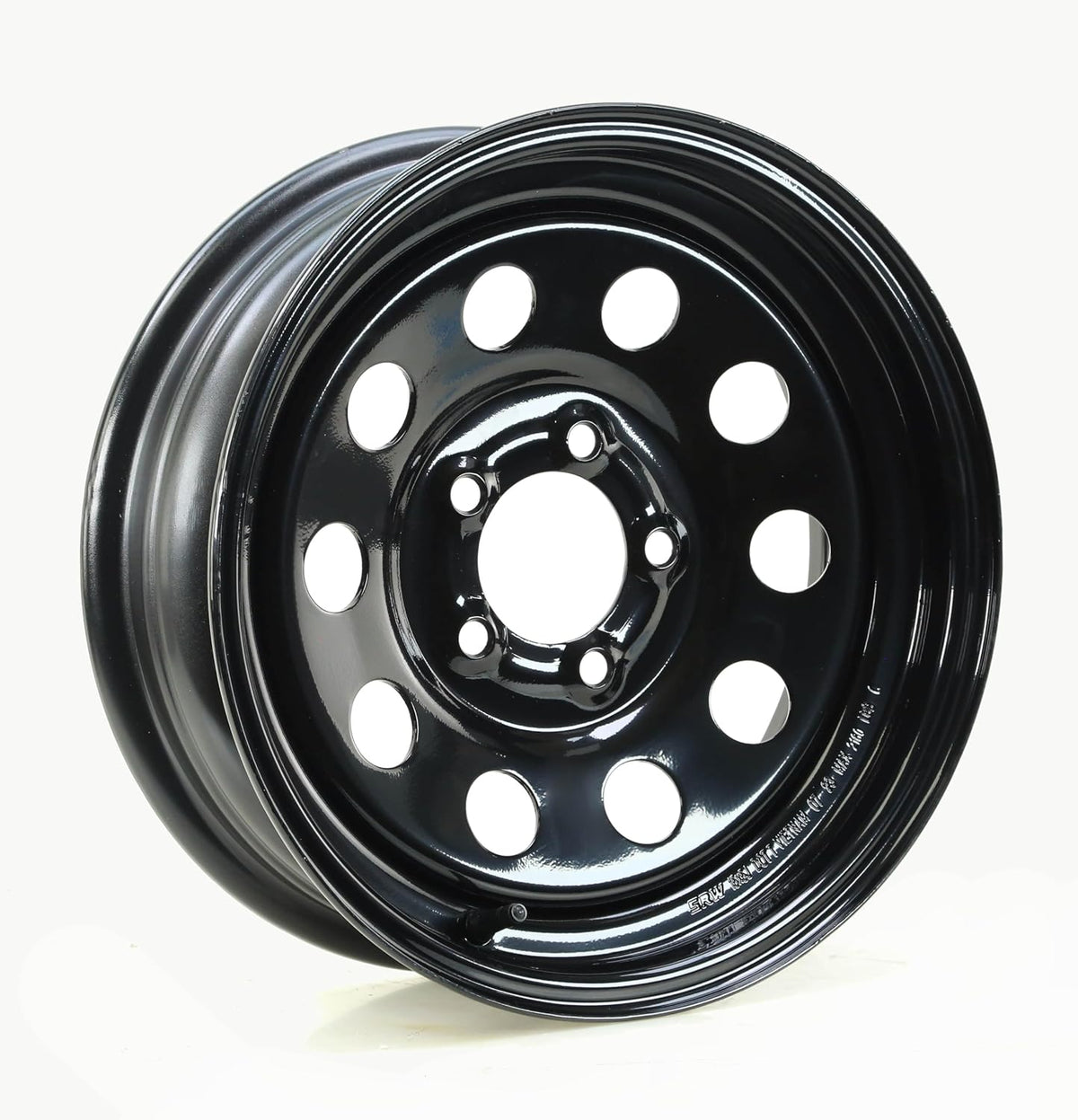 Free Country Trailer Tire Wheel ST205/75R15 8PR D 107N 5X4.5 Black Mod Pk2