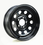 Free Country Trailer Tire Wheel ST205/75D15 6PR C 101L 5X4.5 Black Mod, Pk2