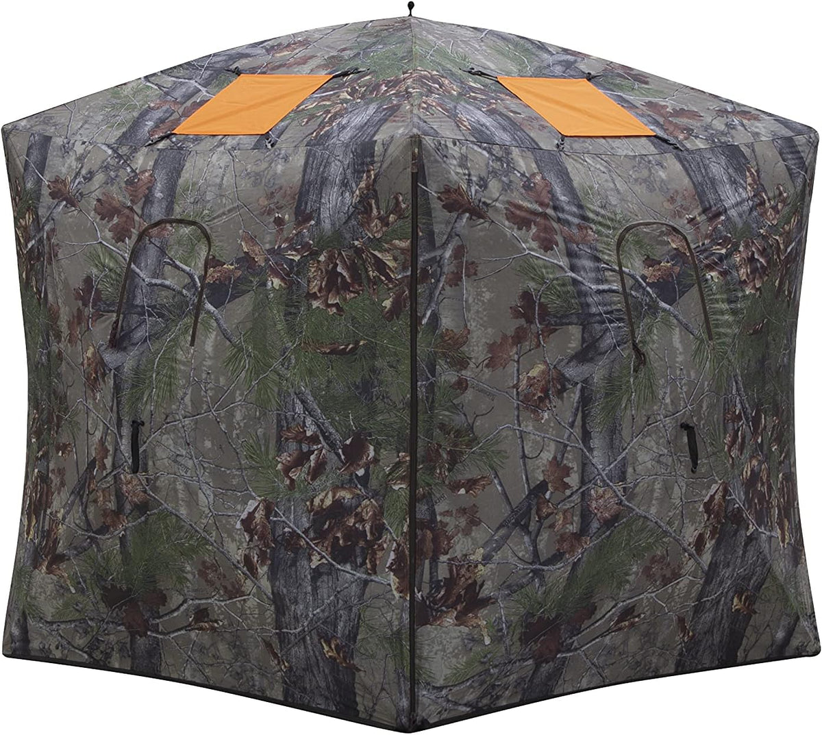 Barronett Blinds® Feather Five, Portable Hunting Blind, Huge Interior, Lightweight, 4-Person, Bloodtrail® Backwoods, 72” x 84” x 84”, FF500BW