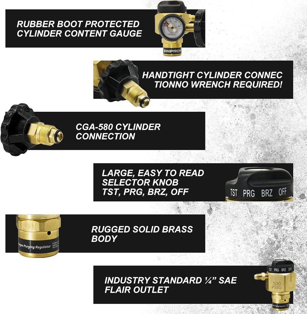Nitrogen Purging Regulator Tool