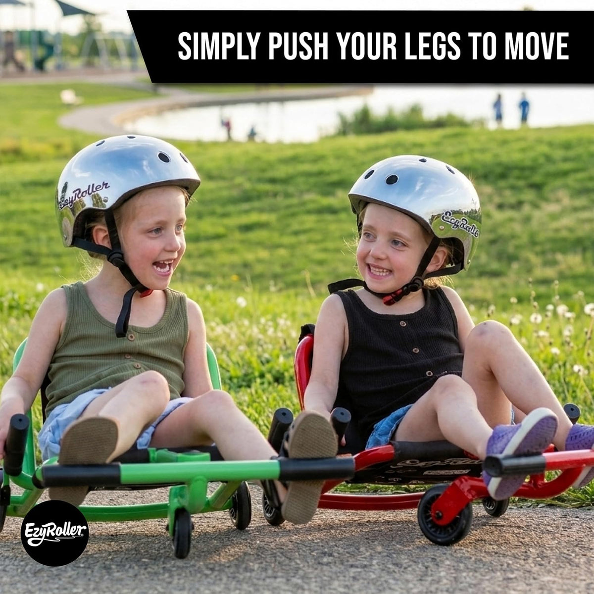 Ezyroller Classic Ride On Toy for Kids Ages 3-12+, Ideal Weight 35-100 lbs