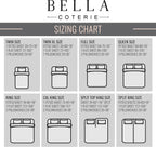 Bella Coterie Bamboo Viscose 34" Split Top King Sheets, Organically Grown