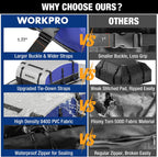WORKPRO Rooftop Cargo Carrier Bag, 21 Cubic Feet Waterproof Car Roof Bag