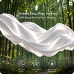 Bedsure PureWoven 100% Rayon Derived from Bamboo, King Size Sheets Set
