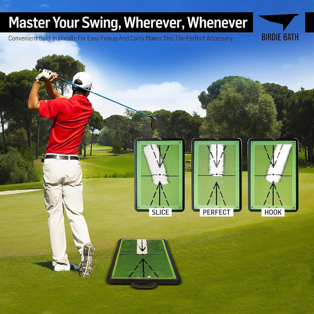 Birdie Golf Swing Training Mat - Sequin Tech, Analyzes Swing Path, Portable