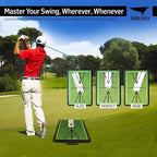 Birdie Golf Swing Training Mat - Sequin Tech, Analyzes Swing Path, Portable
