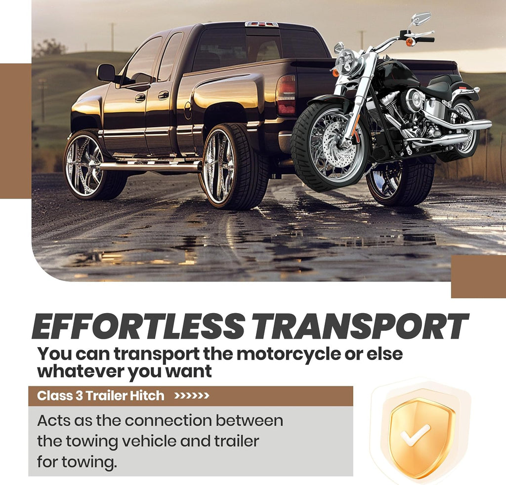KUAFU Class 3 Trailer Hitch Compatible with 1999-2013 Silverado