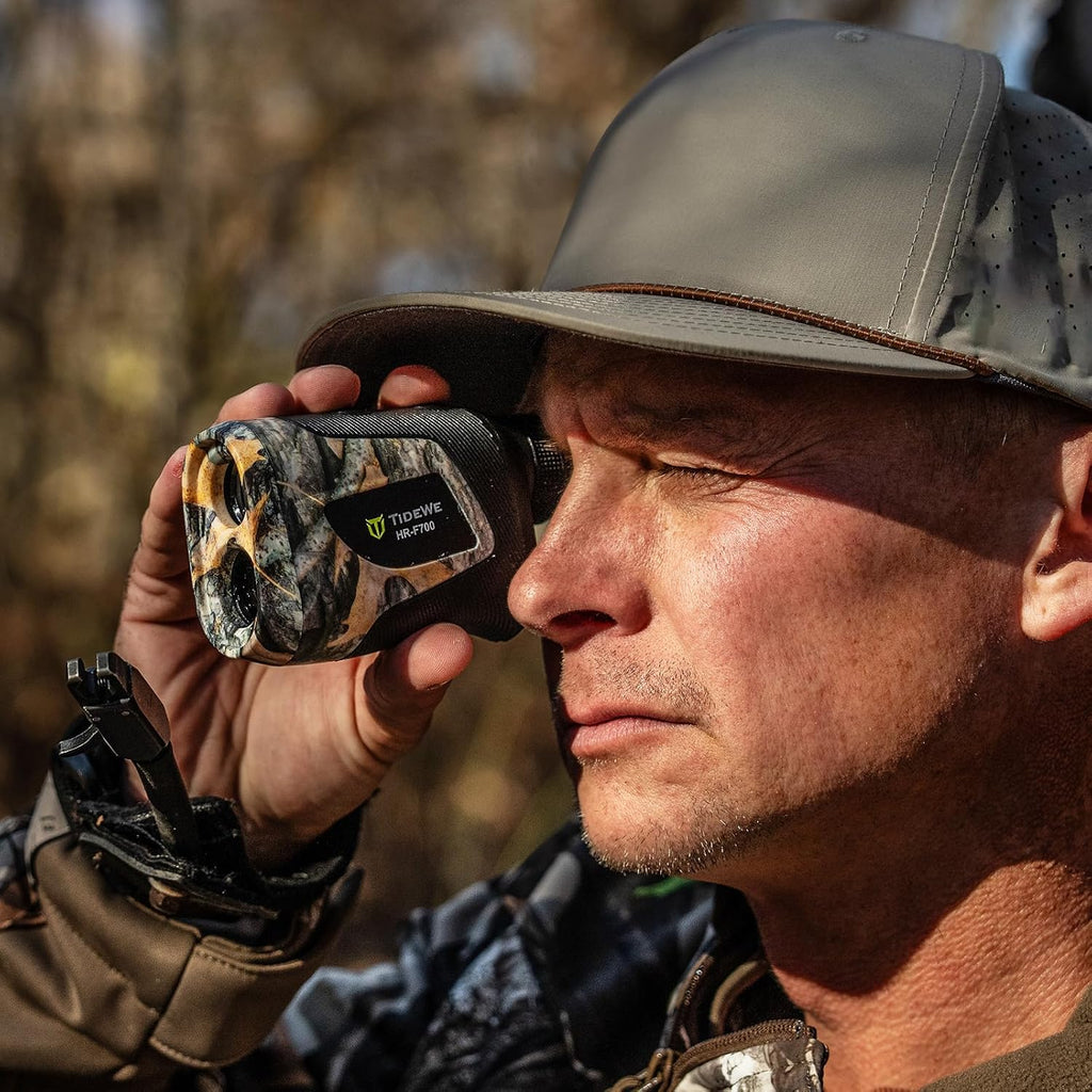 TIDEWE Hunting Rangefinder, Rechargeable Camo Laser Range Finder