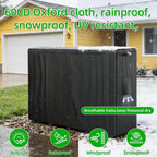 GARDENWORK 4FT Adjustable Firewood Rack Outdoor with Cover,Metal Wood Rack